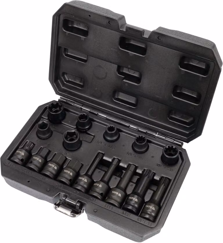 Kit di utensili per pinze freno, 16 pezzi