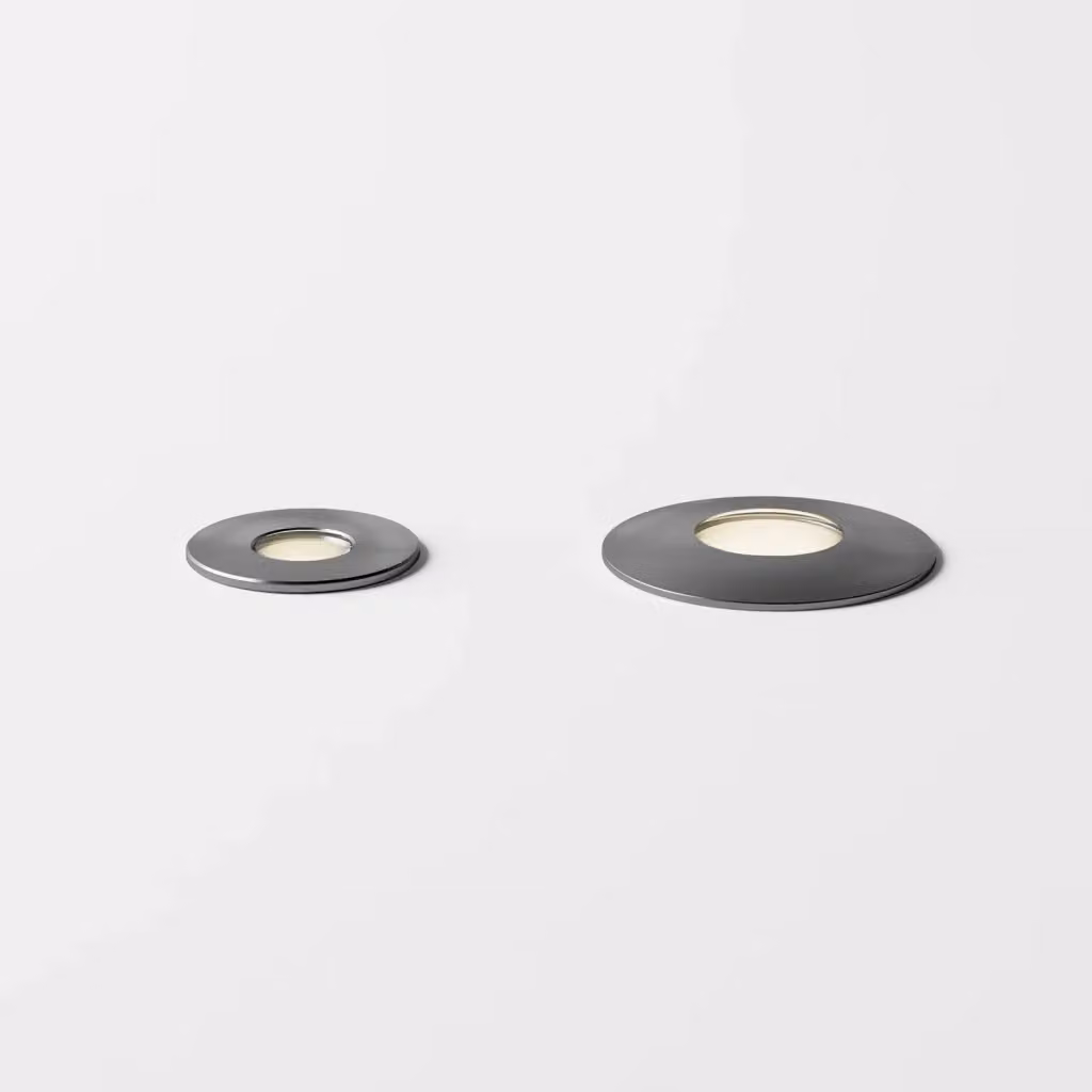 Applique da esterno Ideal Lux Rocket Fi D90 in acciaio inox color argento con tecnologia LED da 10W, luce 4000K e protezione IP67 – 2