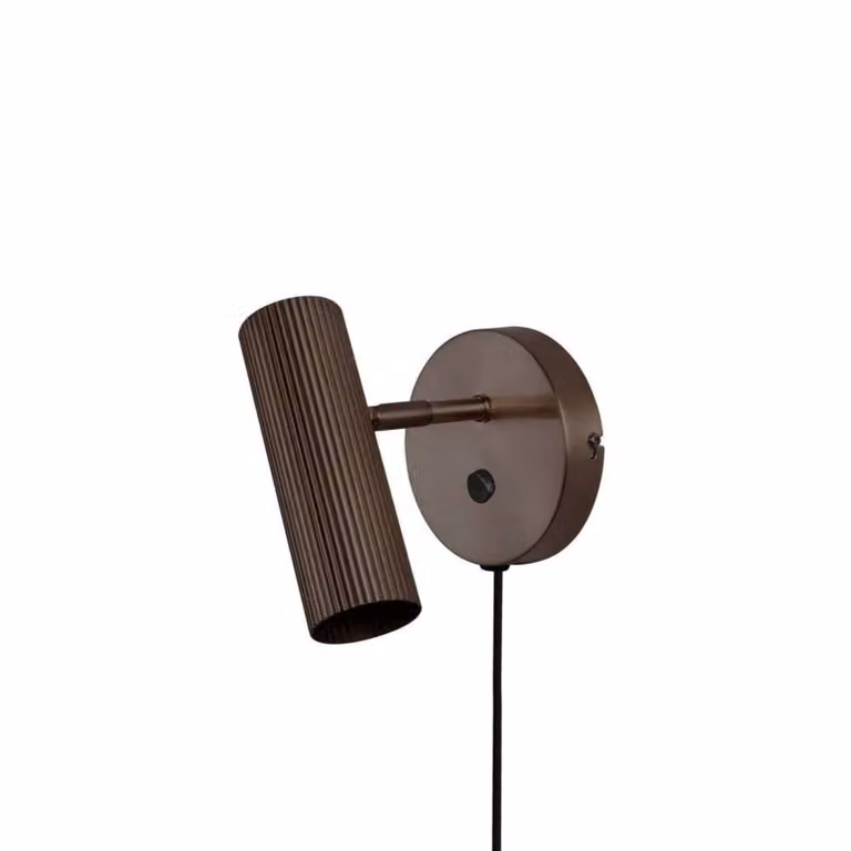 Globen Lighting Applique Hubble, color bronzo Hubble, Bronzo / Ottone antico, Soggiorno / Sala da pranzo, Metallo, Design