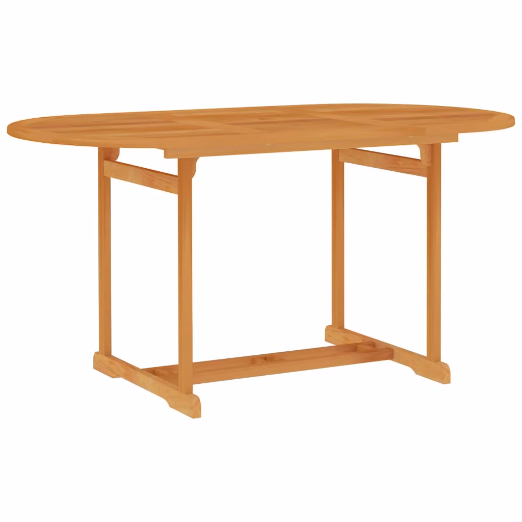 set da pranzo da giardino 5 pezzi con cuscini grigi in teak massiccio