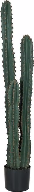 Pianta artificiale cactus Outsunny verde, succulenta decorativa in vaso, Ø 18 cm x H 120 cm – 1