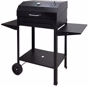 Barbecue a carbone Caravan 60 – Griglia 57,5x37 cm – Coperchio con termometro – El Gaucho