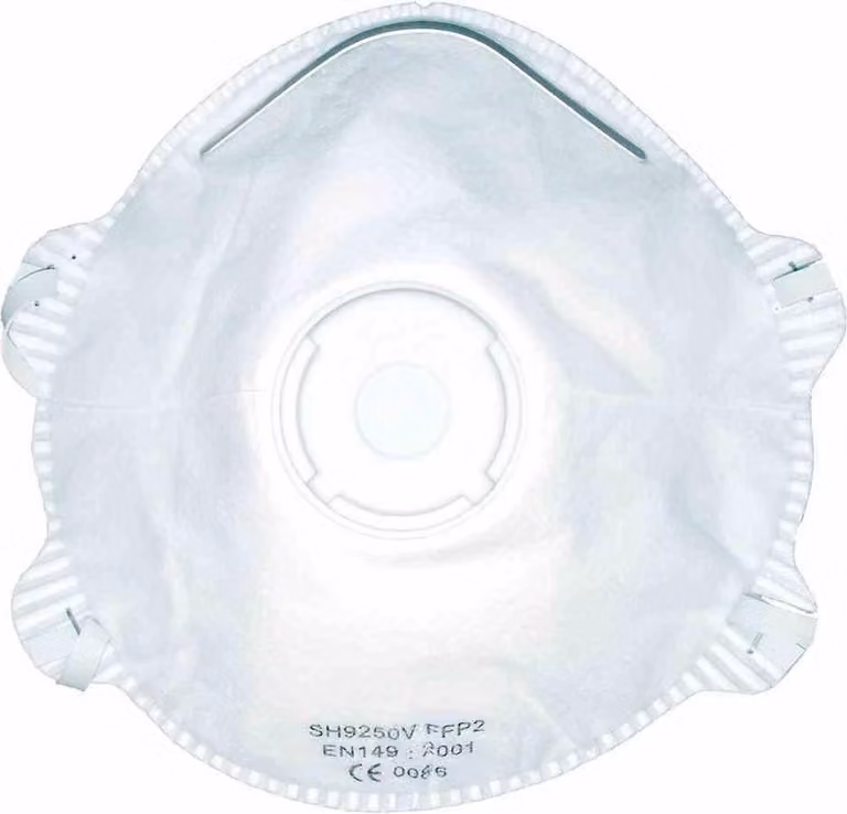 Maschere per polveri sottili FFP2 10 pz. con prefiltro al carbonio Prefiltro al carbonio