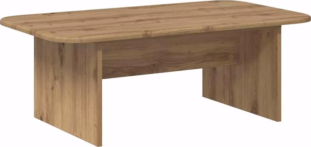 Tavolino da salotto Rovere artigianale 93 x 53 x 33 cm