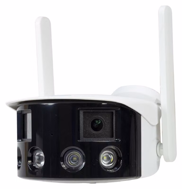 Telecamera IP wireless PNI per videosorveglianza, modello IP590, con doppia lente, risoluzione 2 x 2 MP
