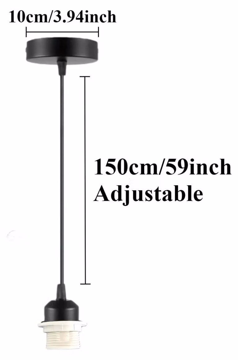 Lampada a sospensione, interruttore dimmerabile, materiale: rattan, classe di efficienza energetica: A-B, confezione da 5 pezzi
