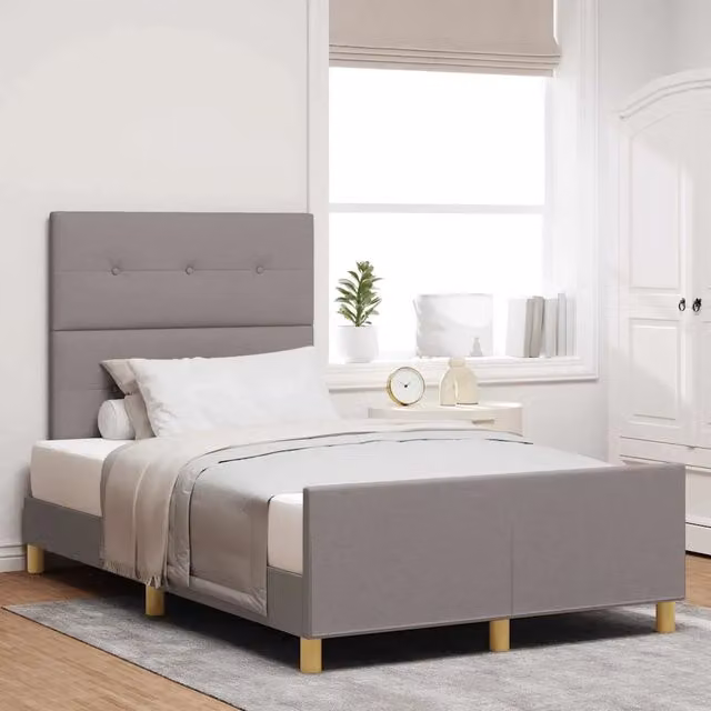 Struttura del letto con testiera-Giroletto Talpa 120 x 190 cm Tessuto 922621