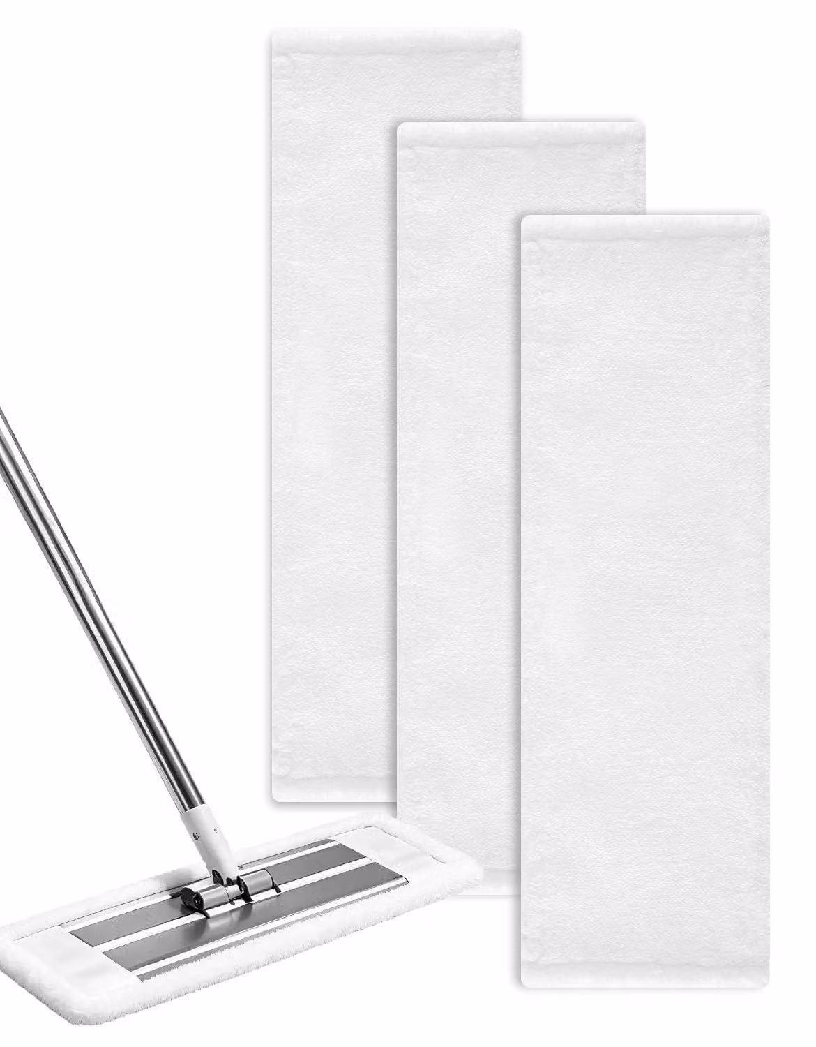 Panno in microfibra da 50 cm, confezione da 3 pezzi, per portachiavi a scatto
