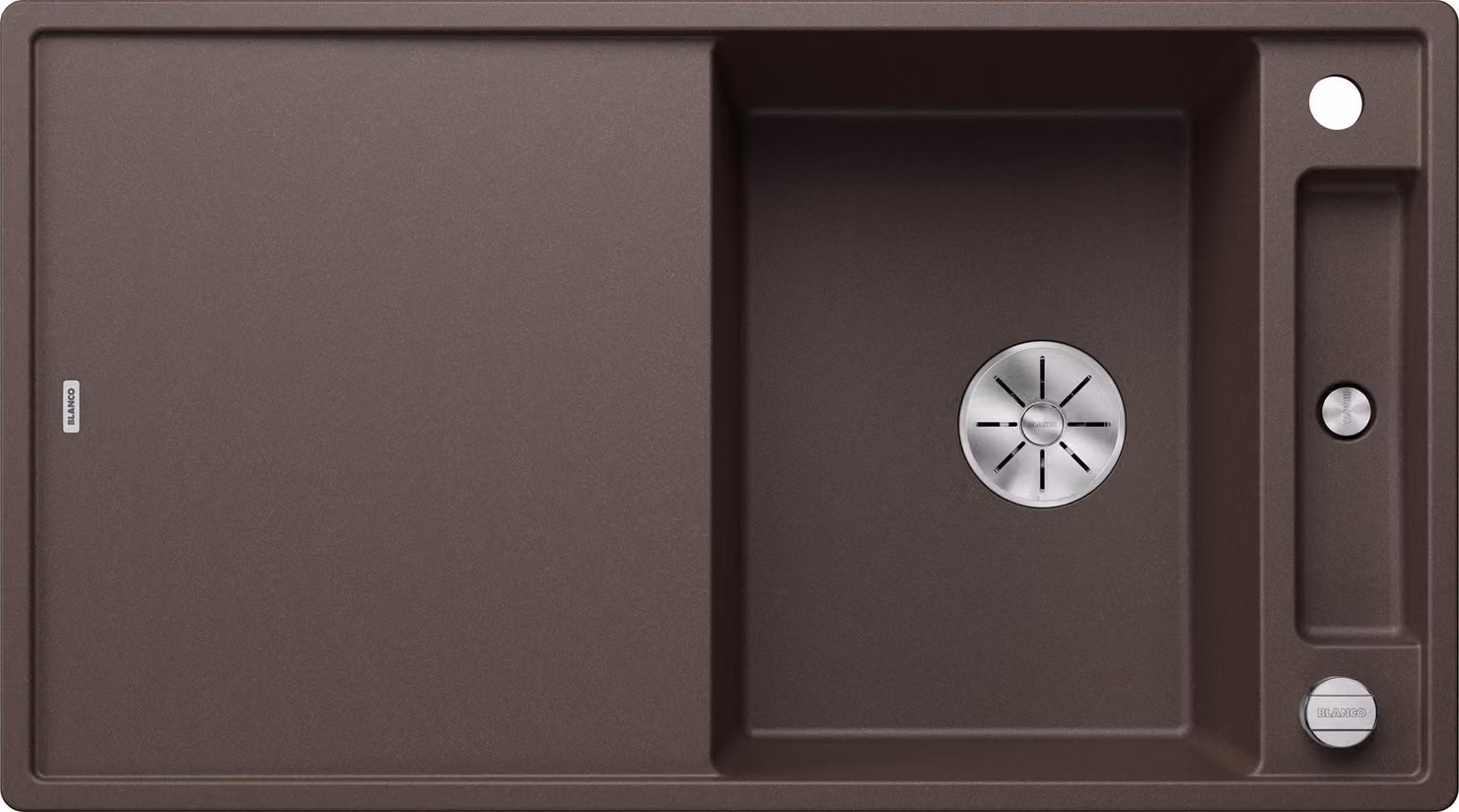 Blanco AXIA III 5 S lavello 915 x 510 mm caffé senza vasca multifunzione 523214