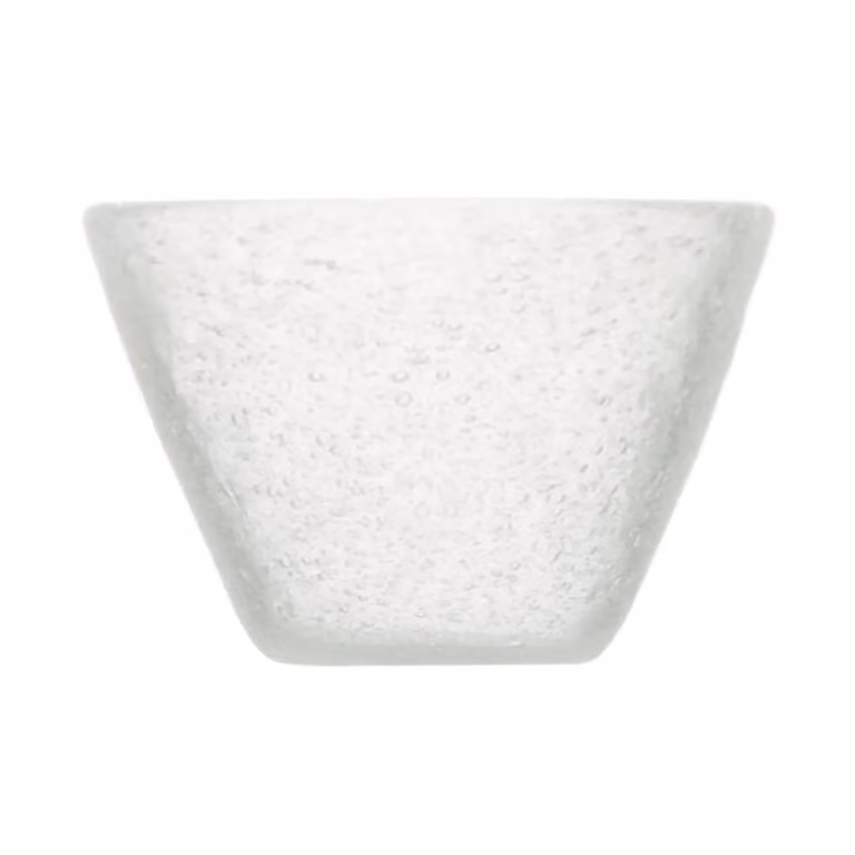 Coppa piccola Memento Glass in vetro, Bianco trasparente, 4 pezzi