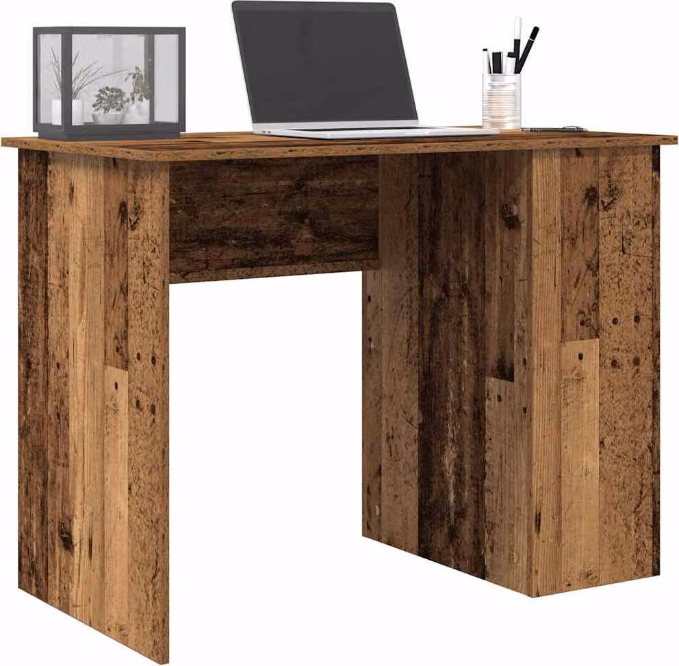 Maison Exclusive - Scrivania effetto legno antico 100x55x75 cm Materiale ligneo