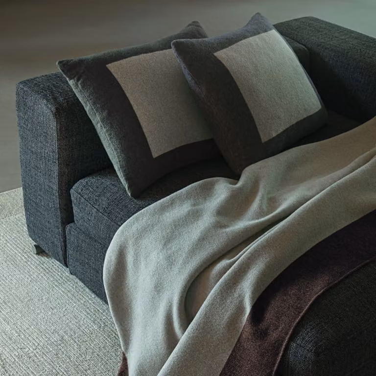 ENGADINA Cuscino - Taglia: 40x50,Colore: ENGADINA - NATURALE/GRIGIO