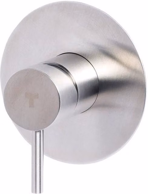 Rubinetto Miscelatore Monocomando Doccia ad Incasso in Acciaio Inox Satinato Nilo