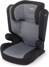 Seggiolino auto I-Size TIME Duo Fix con base Isofix, regolabile per altezza 100-150 cm, colore Carbon Nero e Grigio