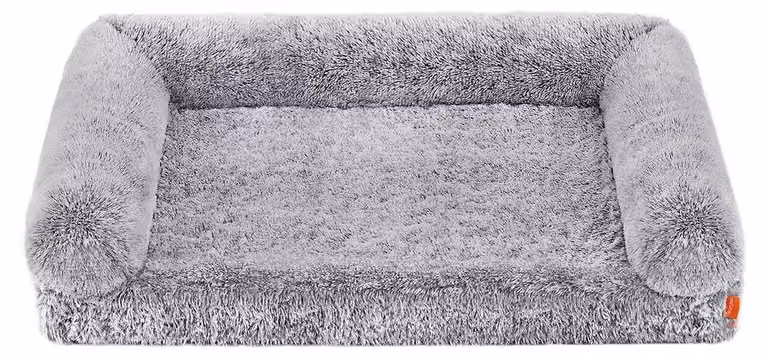 Cuccia per cani, colore grigio sfumato - Morbida e confortevole - Supporto ortopedico - Dimensioni: 122 x 85 x 24 cm