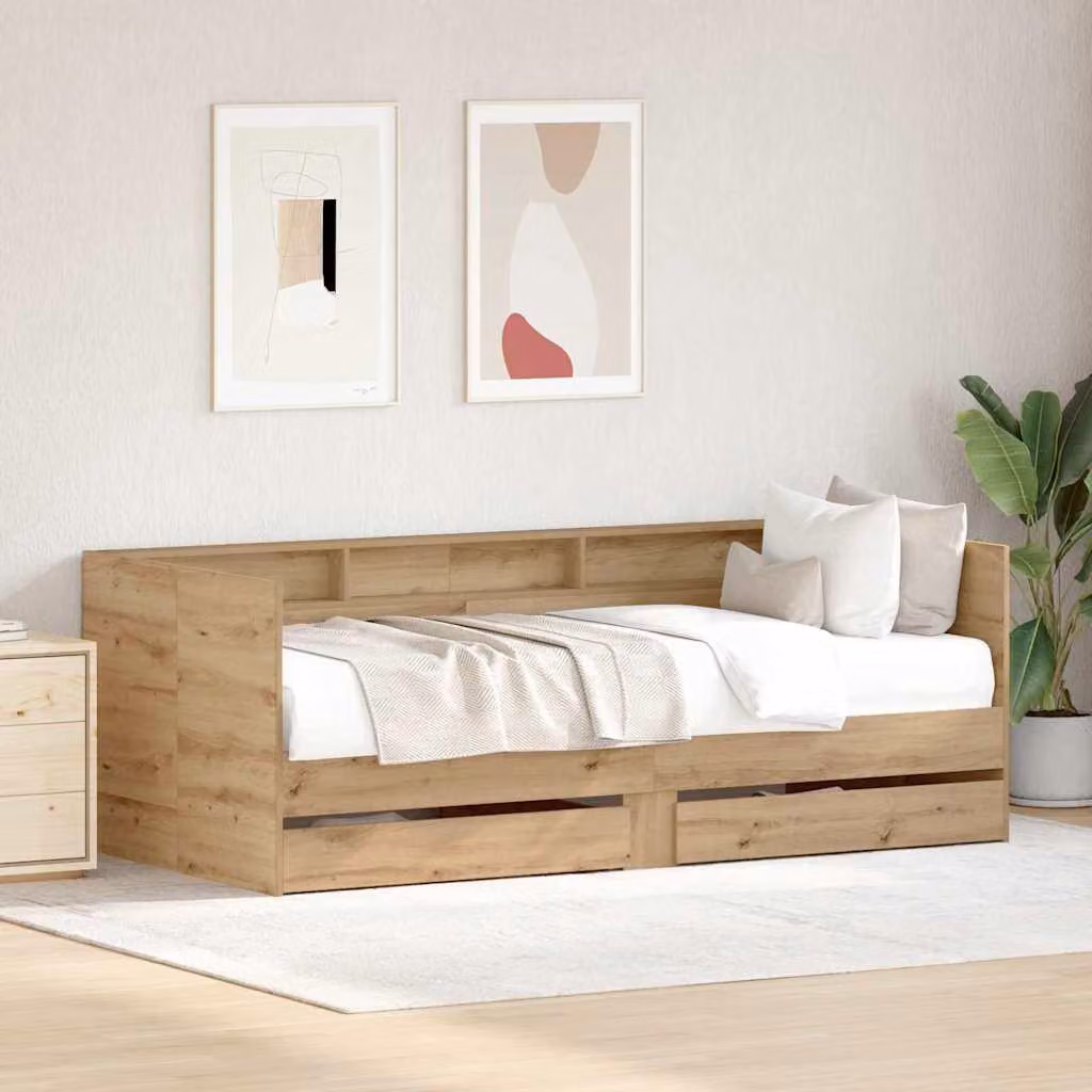 Maison Exclusive - Daybed Rovere artigianale 90 x 190 cm Legno multistrato