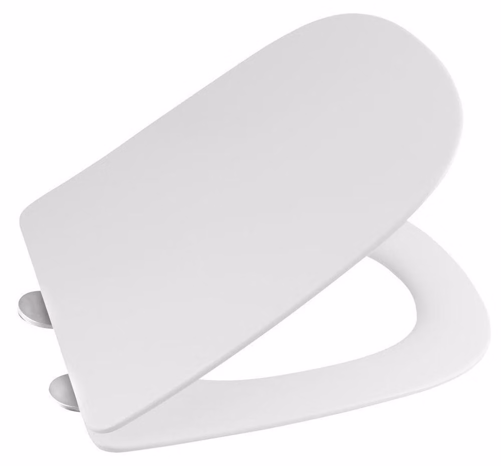 Sedile BELLO per WC combinato, SLIM, Soft Close, Easy Take, bianco