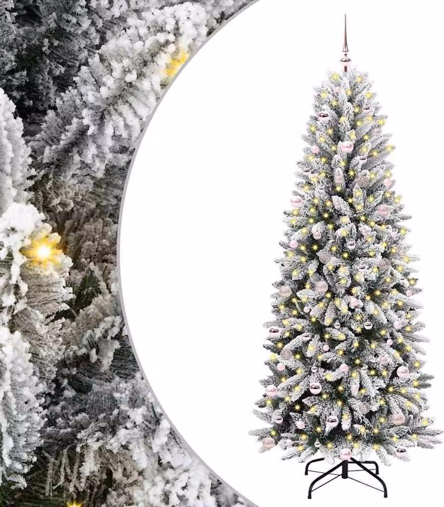 Albero di Natale artificiale con 300 LED Bianco 240 cm