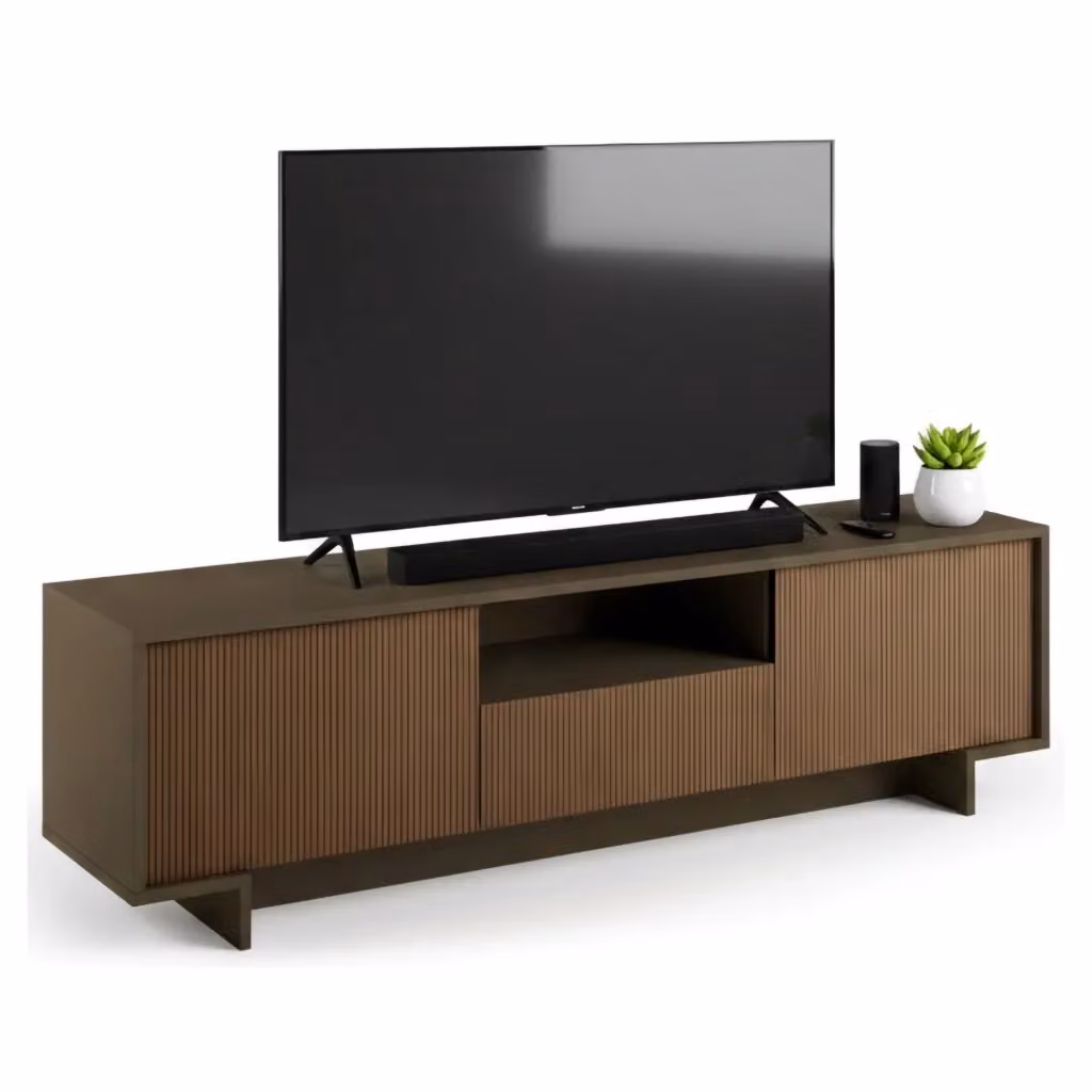 Atina Mobile Porta TV DMORA con un Cassetto, Design Moderno in Legno Marrone, L: 170 cm, P: 42 cm, H: 48 cm – 2