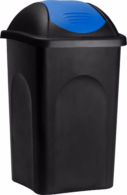 Pattumiera Stefanplast con coperchio swing e filtro per odori in plastica, multicolore, 60 l