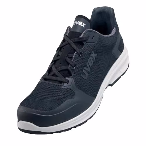 uvex, Scarpa Bassa 1 Sport S1 P SRC W11 Uomo, Nero, 44 EU