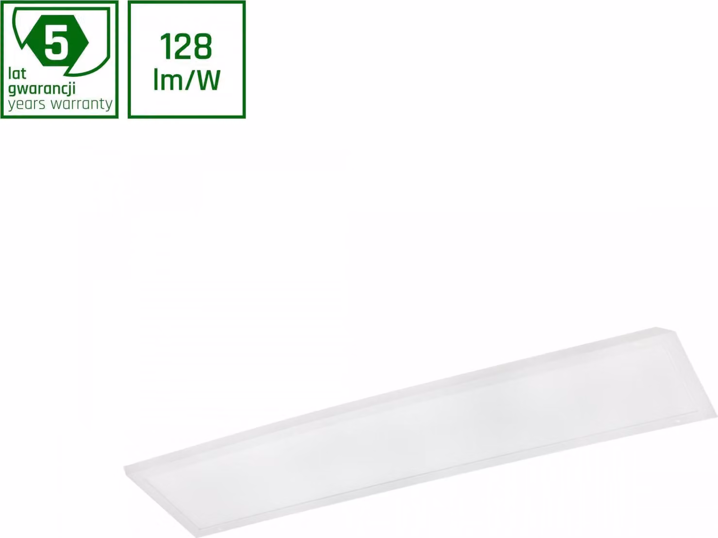 Pannello LED Spectrum con retroilluminazione Algine, 40W, forma rettangolare, dimensioni 30x120cm, luminosità 5100lm, angolo di illuminazione 120°, grado di protezione IP20, luce calda 3000K