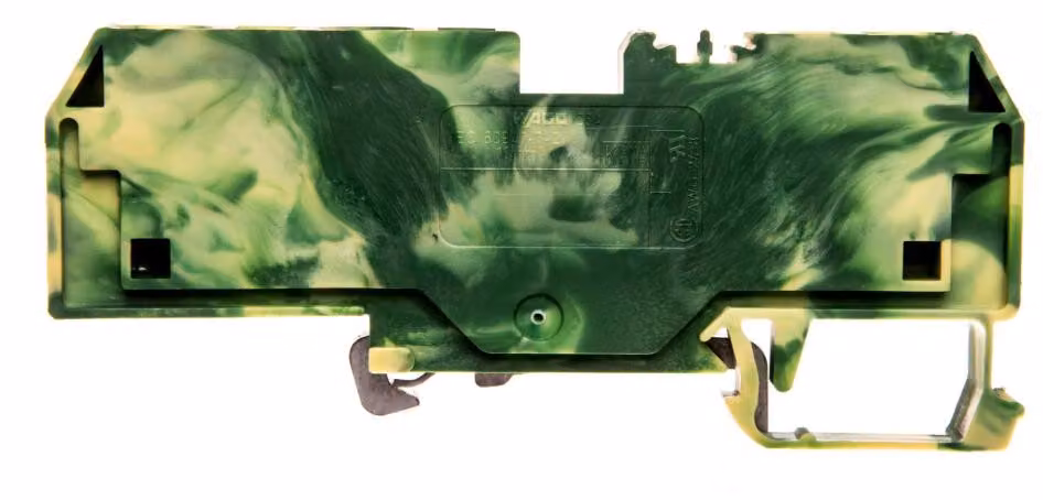 WAGO Terminale per conduttore di protezione a 3 fili 284-687 0,2-10 qmm verde-giallo 284-687
