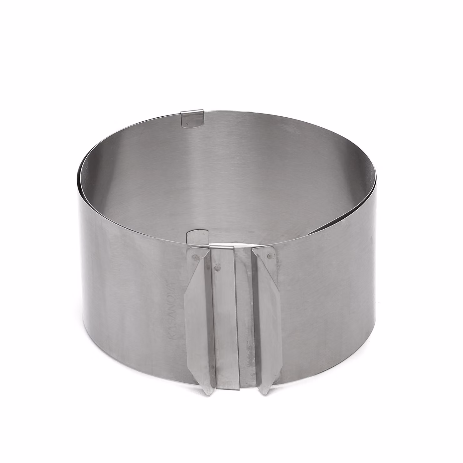 Stampo per torte rotondo KASANOVA in acciaio inossidabile color argento – 2