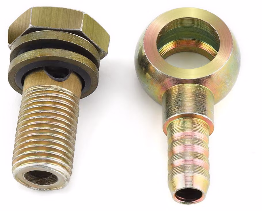 Set di raccordi per radiatore dell'olio da moto M12 * 1,25 mm, connettori e adattatori a testa sferica M8