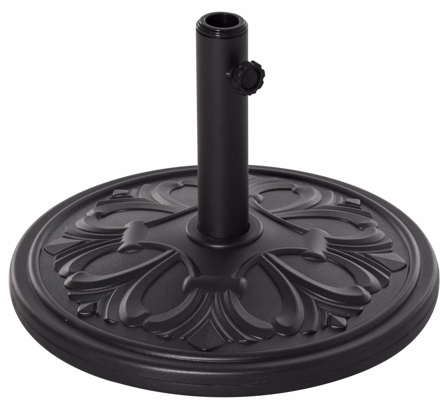 Base per Ombrellone da Giardino Ø48 cm in Plastica 13 Kg Nero