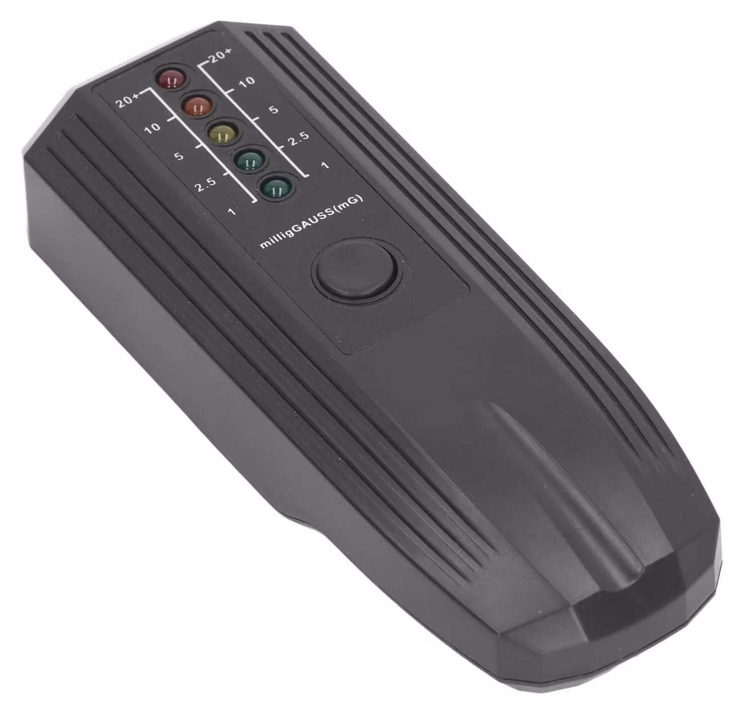 Tester per campi elettromagnetici con LED a 5 colori, frequenza 50-60 Hz, corpo in ABS, colore nero