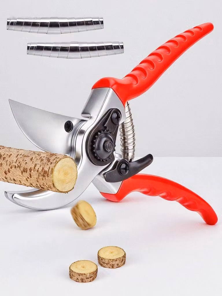 Omgoods - Forbici da giardino con diametro di taglio di 25 mm - Include 2 molle di ricambio