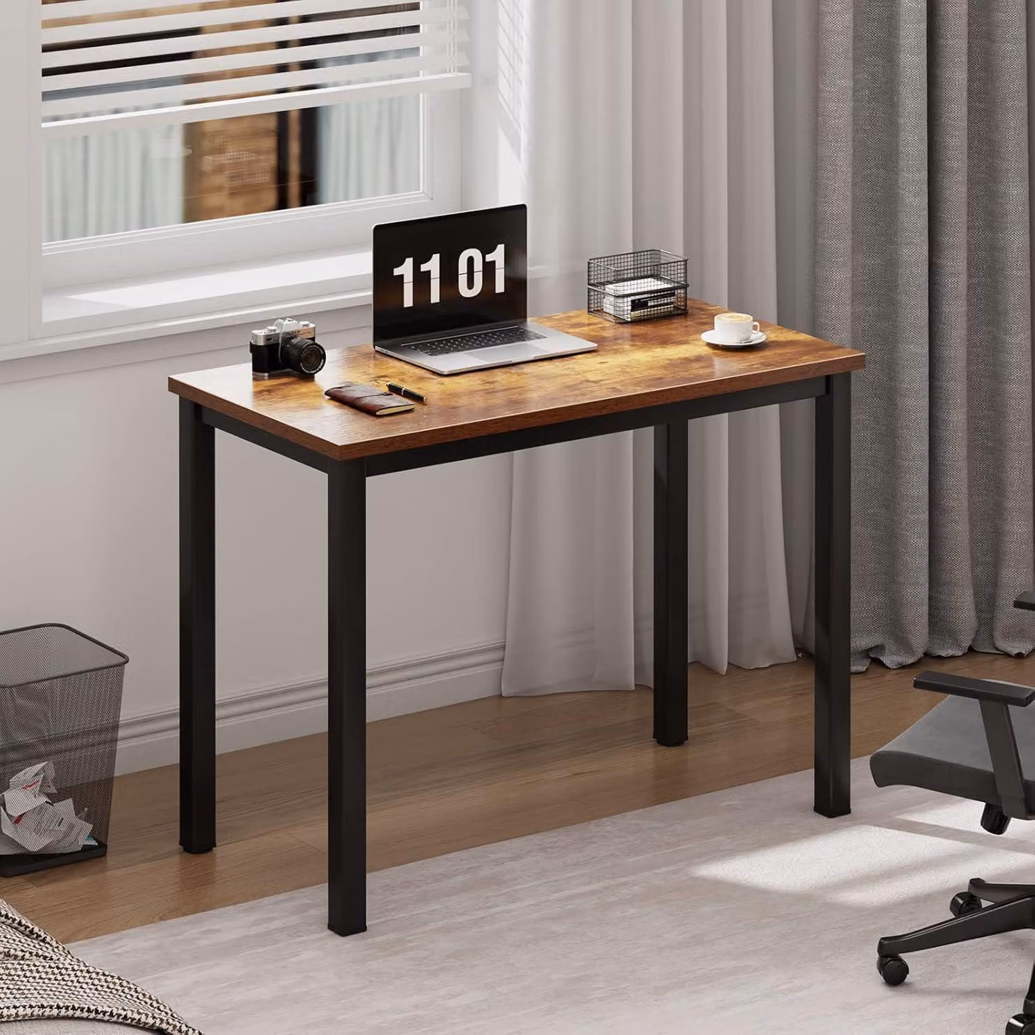 Scrivania per computer Scrivania 80x40x75 cm Scrivania per ufficio PC Workstation Home Office Tavolo da pranzo