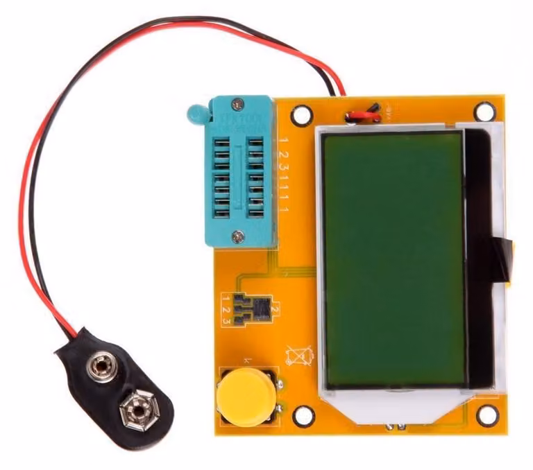 Misuratore ESR LCR-T4, tester per transistor, diodi, triodi e capacità