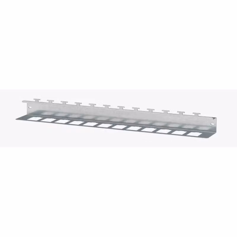 Pannello di permutazione ABN, da incasso/sospeso per 12 moduli Keystone (RJ45) AZUPP12
