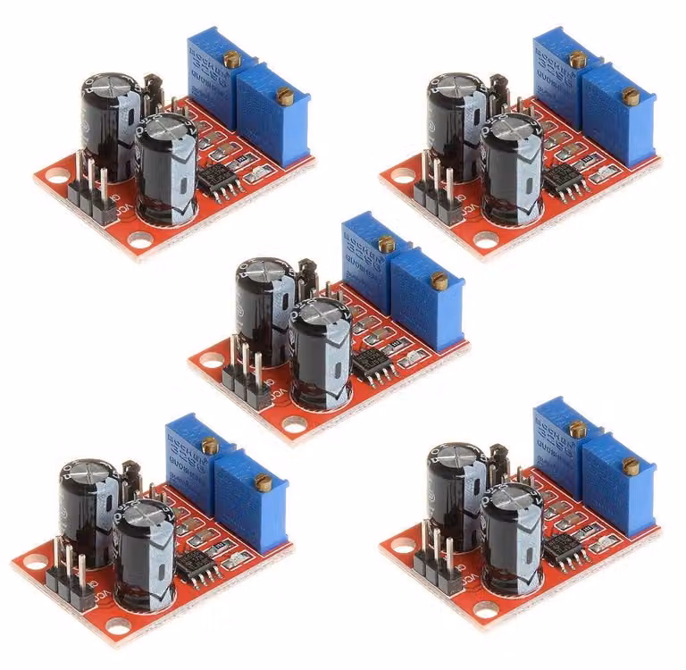 Generatore di segnali a onda quadra modulato a impulsi, basato su chip NE555, con frequenza da 1 Hz a 200 kHz