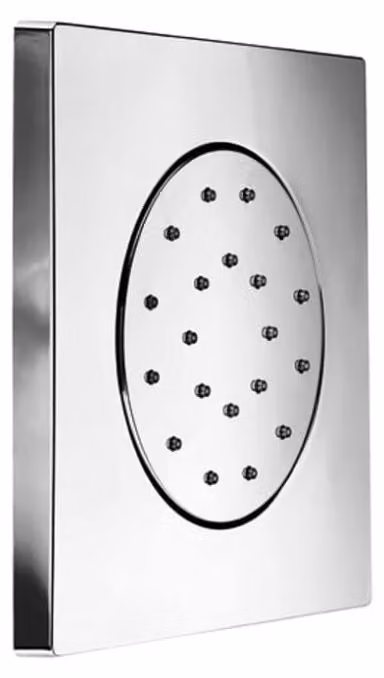 Herzbach LIVING SPA Doccetta laterale angolare a effetto pioggia, cromata