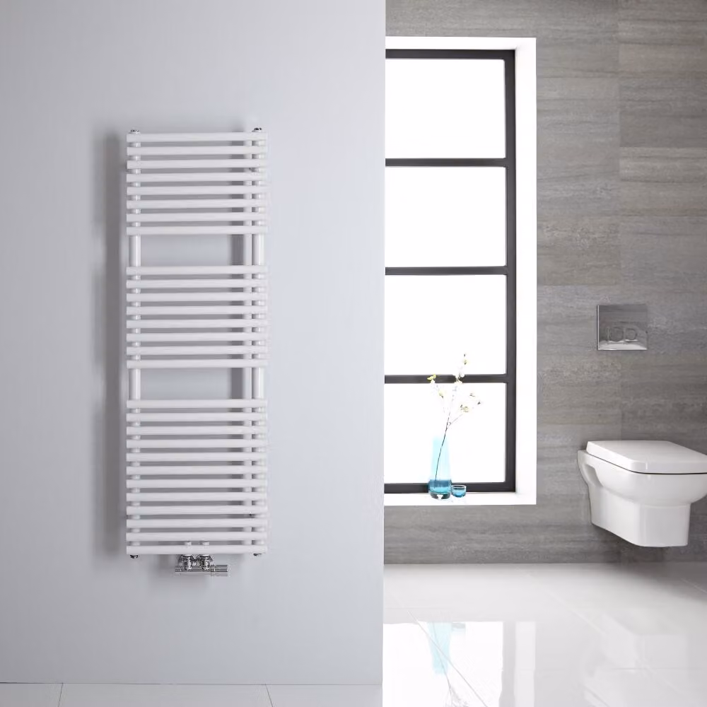 Scaldasalviette Bianco con Attacco Centrale - 280W - Magera