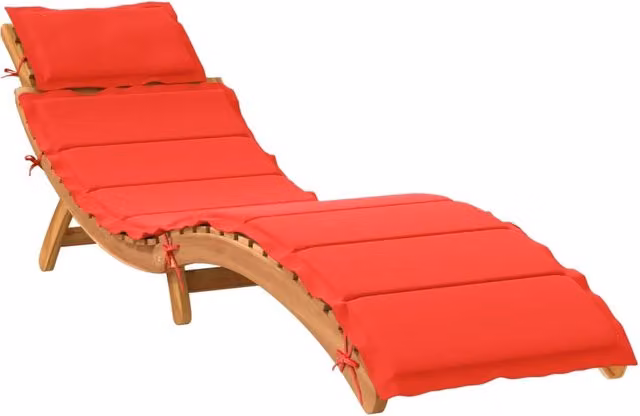 Lettino Prendisole | Sdraio da giardino | Lettino da sole con cuscino 1-persona taupe 55 x 184 x 64cm