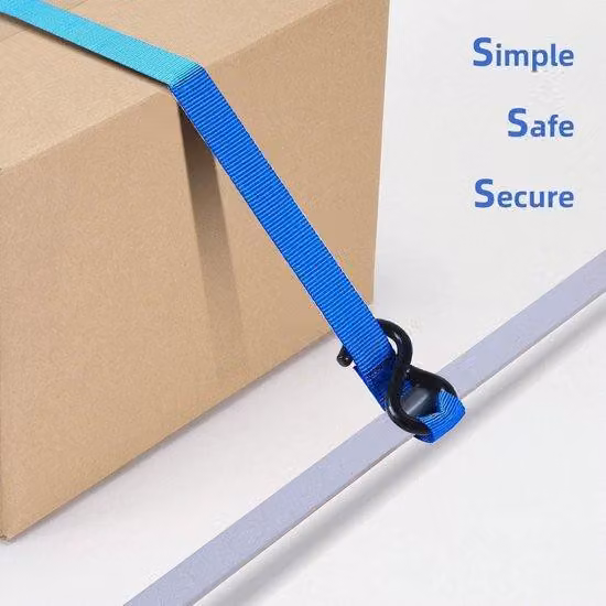 Pinze per viti, 4 pezzi, ganci a S, cinghie di sicurezza, resistenza alla trazione fino a 680 kg, blu, manici in metallo con rivestimento in gomma