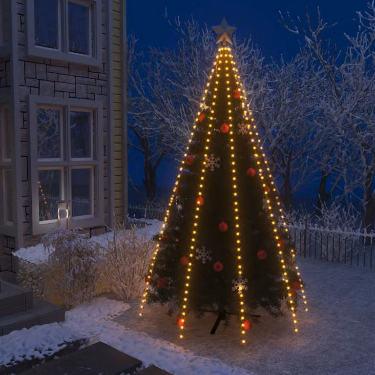 The Living Store Rete luminosa per albero di Natale con 400 LED da 400 cm