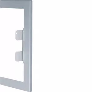 Mascherina di raccordo a muro in lamiera d'acciaio per BRS 85x170 mm, parte superiore 80 mm, zincata