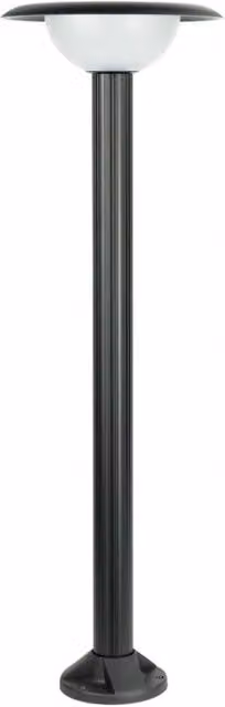 Lampada da giardino a palo FEBE SU-MA nera con attacco E27, altezza 113 cm, protezione IP65
