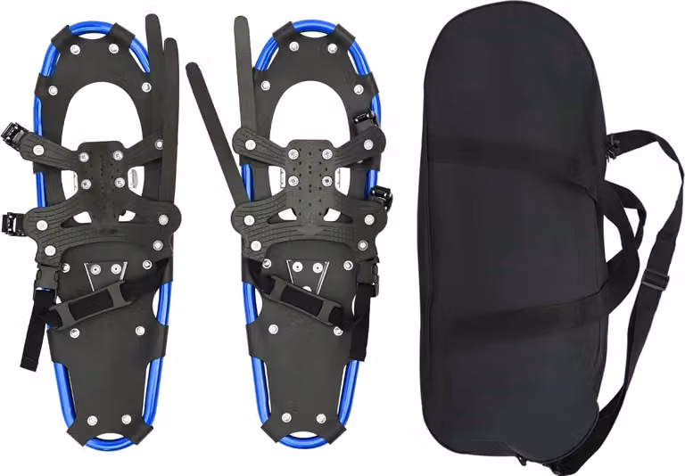 Ciaspole 3 in 1 Blu e Nero 63 x 21 cm Alluminio e HDPE