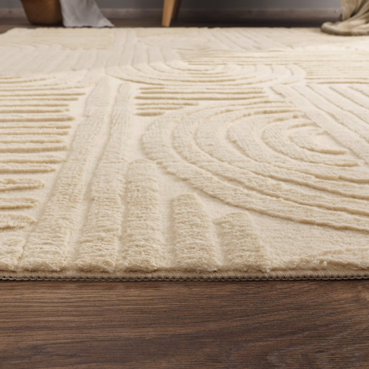 Tappeto in ecopelliccia Lelystar beige L: 160 cm, P: 220 cm – 2
