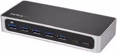 Hub USB 3.0 Startech.Com con 7 porte, Nero e Grigio, HB30C5A2CSC