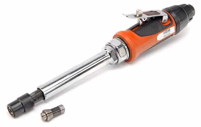 Smerigliatrice pneumatica assiale lunga, 125 mm e velocità regolabile Hbm
