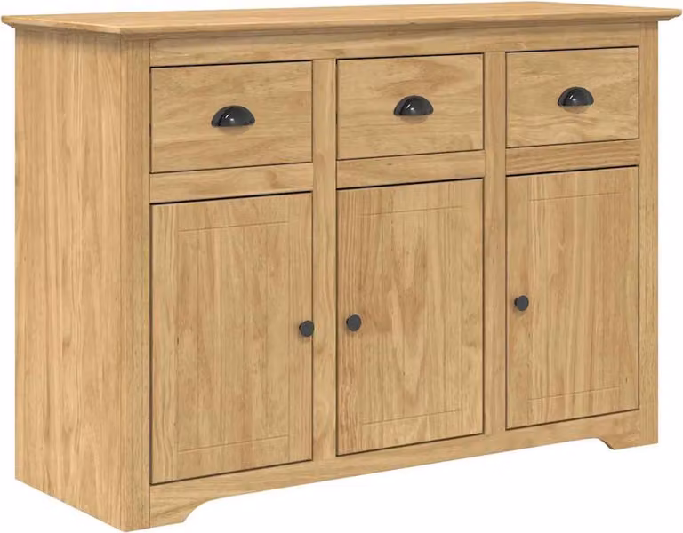 Credenza con cassetto BODO Marrone miele 115,5 x 44 x 80 cm