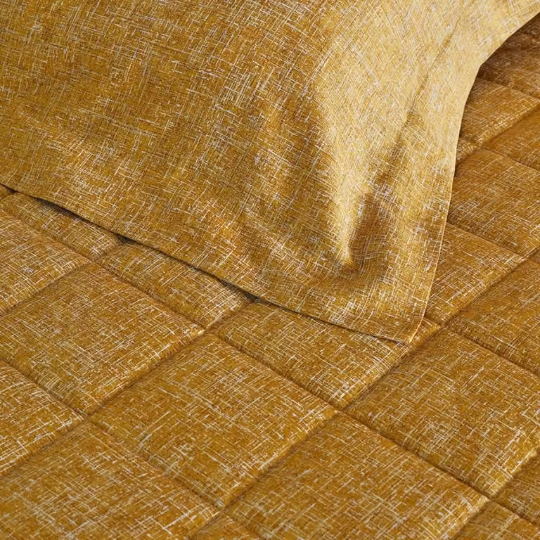 BACO Coppia Federe - Taglia: 65x65,Colore: BACO - SENAPE