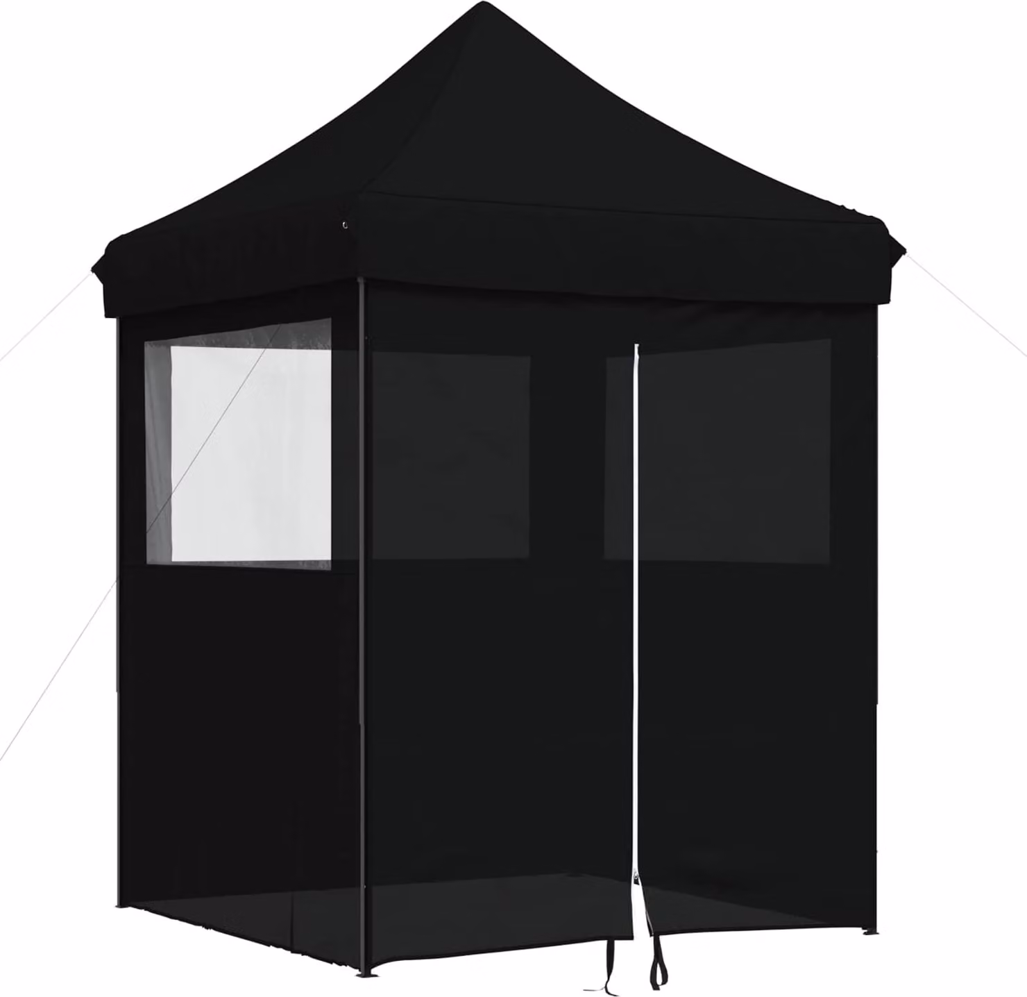 Tenda Party Nero 200 x 200 x 306 cm Tessuto Oxford